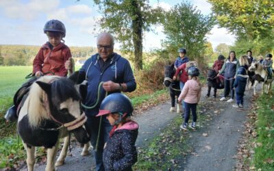 Cycle équitation en maternelle